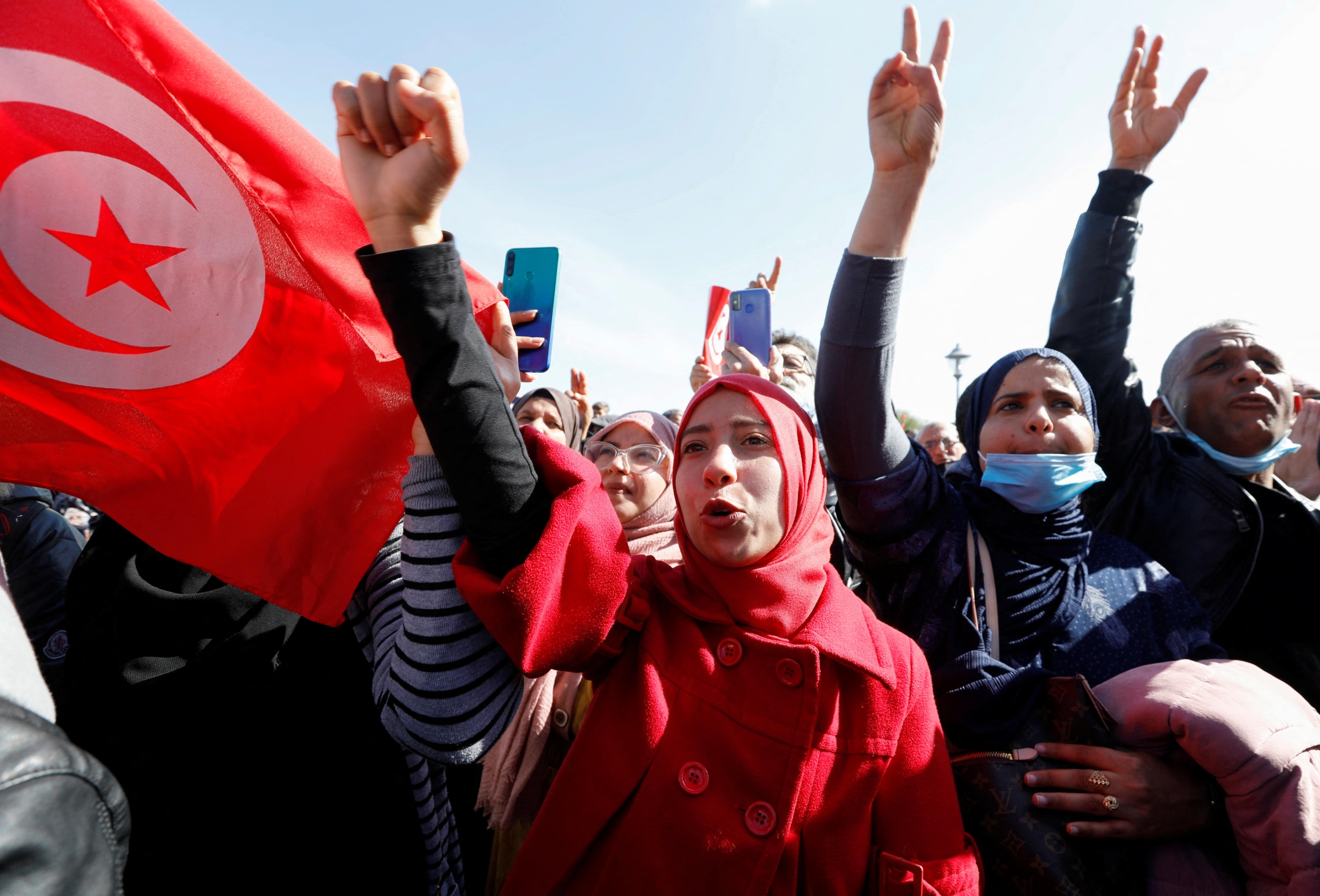 tunisia-kais-saied-protest-judiciary-feb-2022-reuters