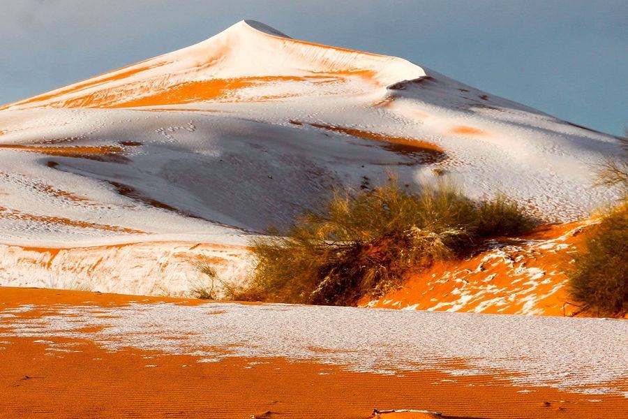  Les chutes de neiges dans le Sahara ne sont pas aussi rares qu’on le pense (Facebook)