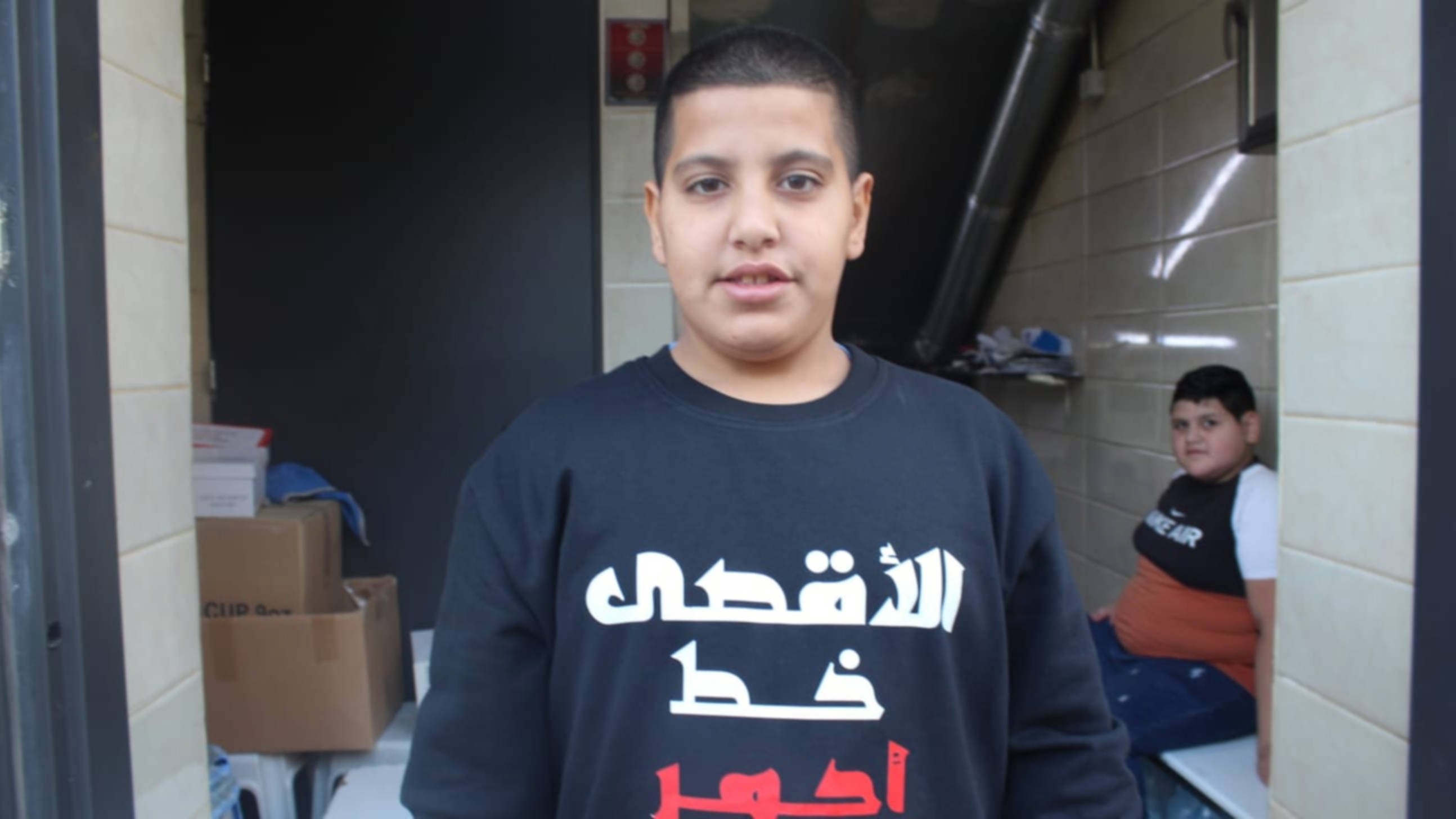 Ahmed Salaymeh, 14, has been in prison since May