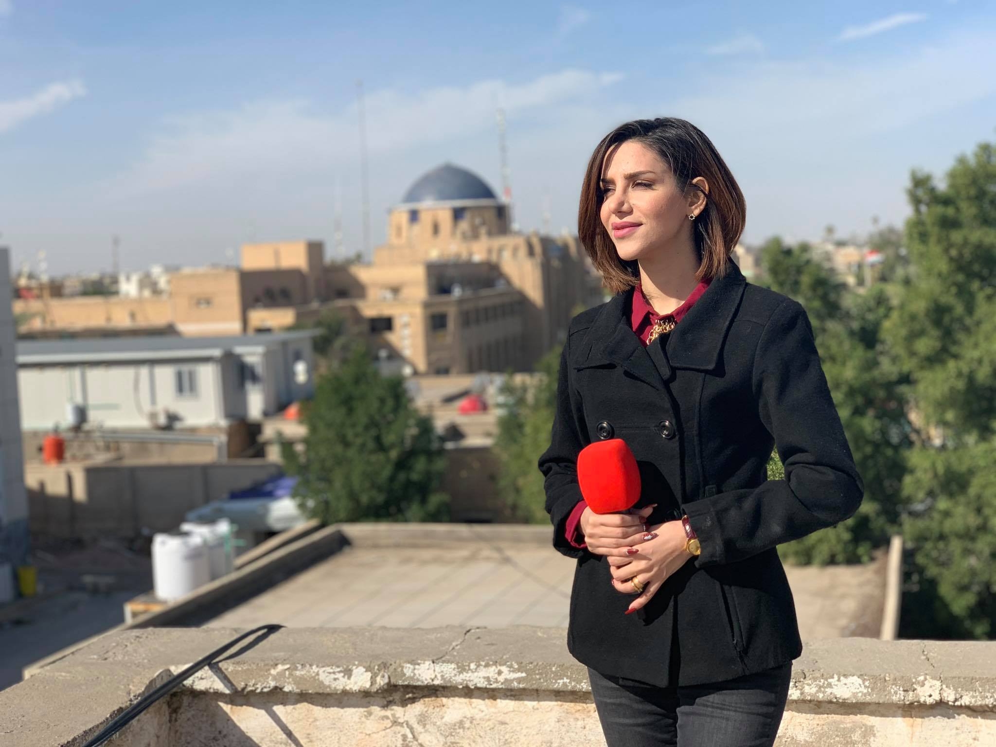 Iraqi journalist Arwa Hazim Al-Amiri