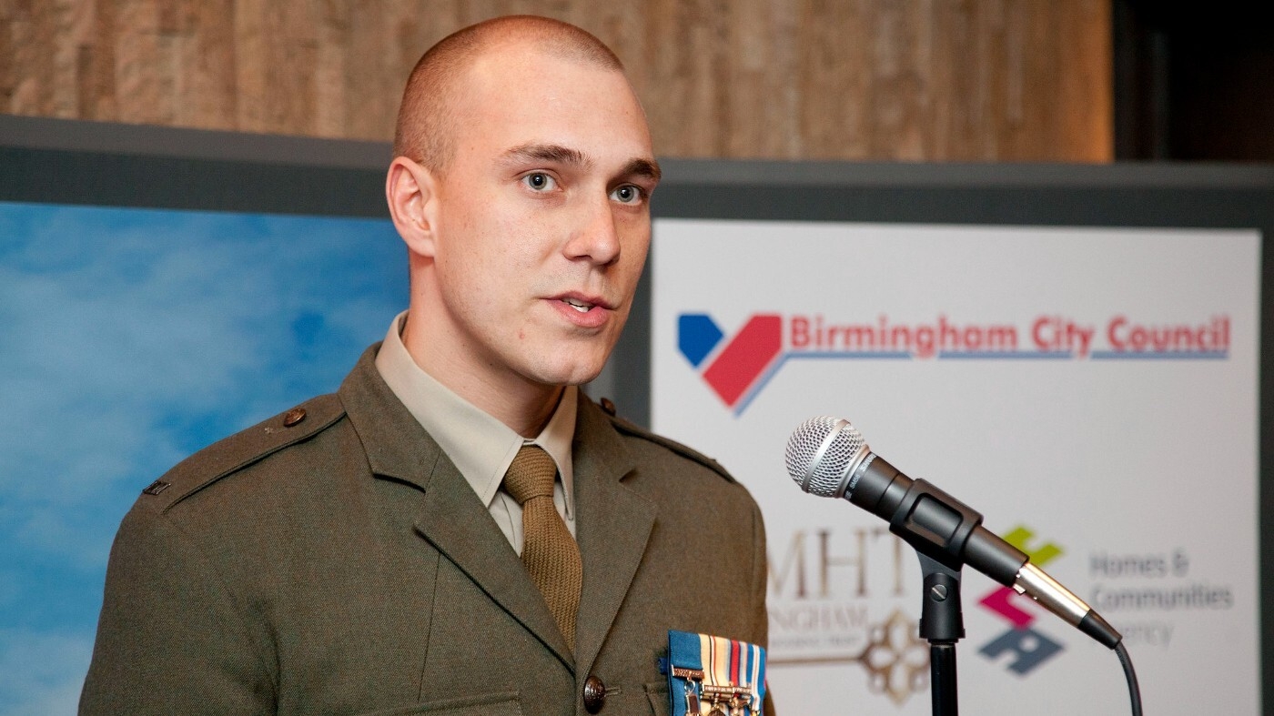 Lance Corporal Matt Croucher pictured in 2011 (Birmingham City Council)