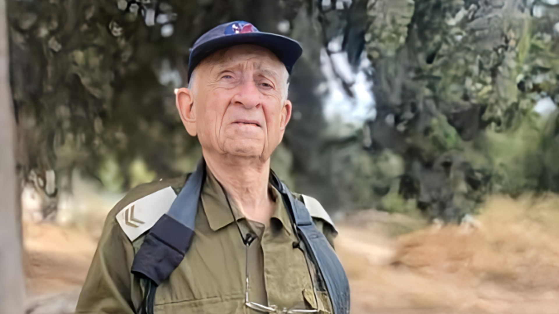 Ezra Yachin, 95, who was involved in the 1948 Deir Yassin massacre, is one of 300,000 reservists called up by Israel's army this week (Social media)