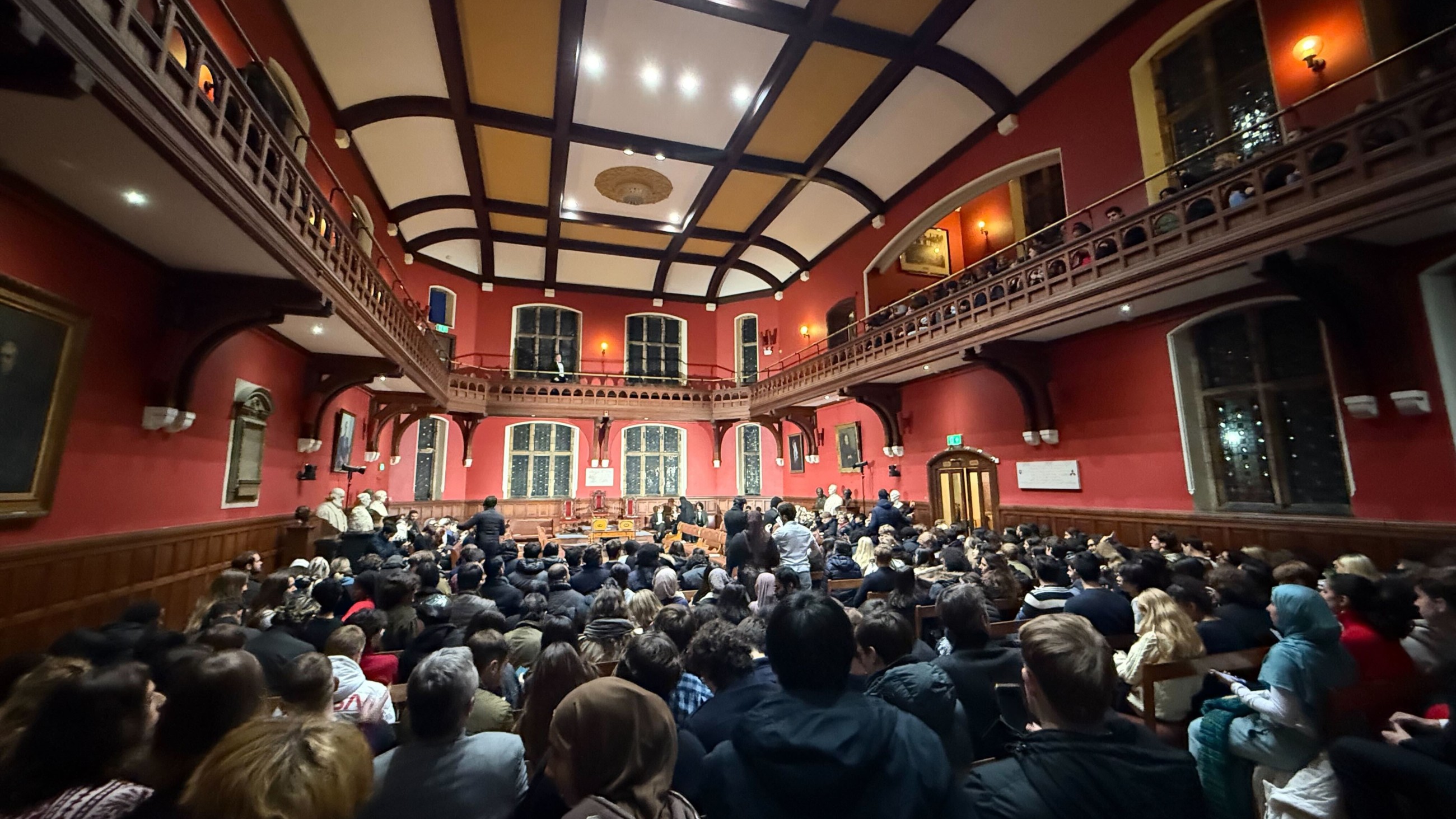 The Oxford Union debating chamber