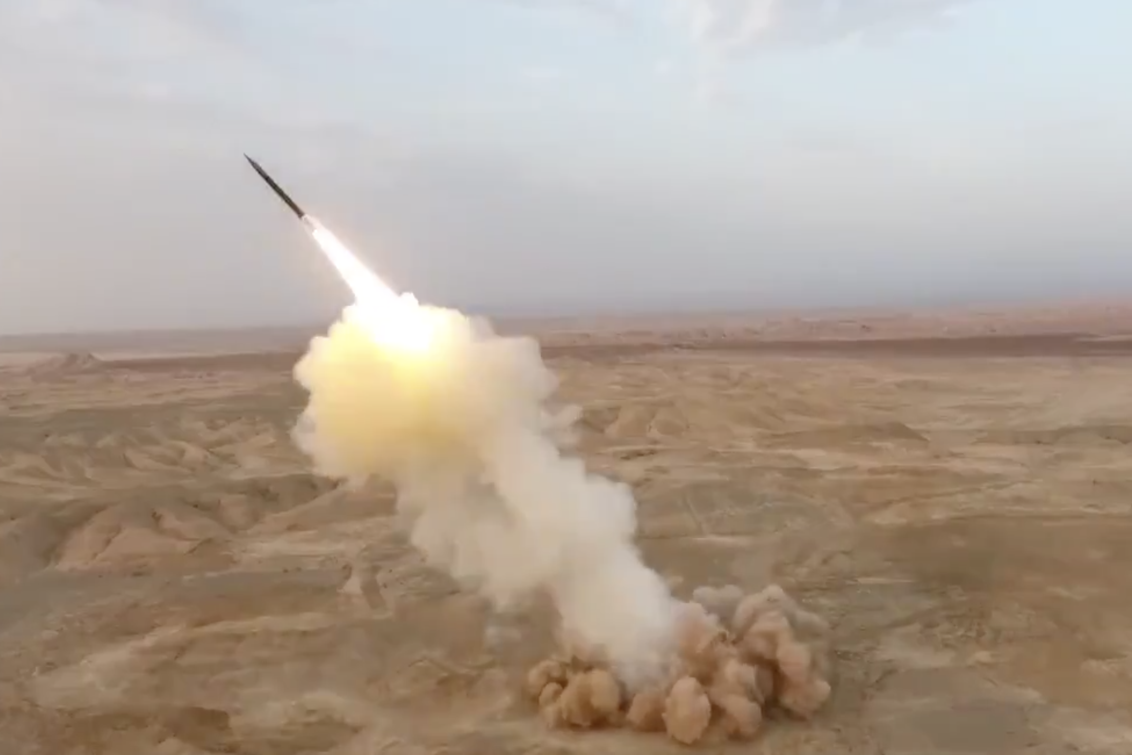 Iran’s Revolutionary Guard Corps unveiled a new underground ballistic missile launcher platform