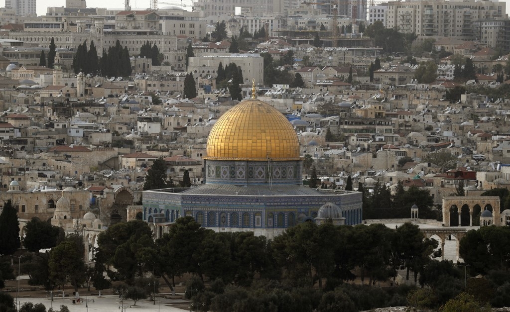 UK Prime Minister Liz Truss told Israeli Prime Minister Yair Lapid this week that she is considering moving the British embassy to occupied Jerusalem (AFP)
