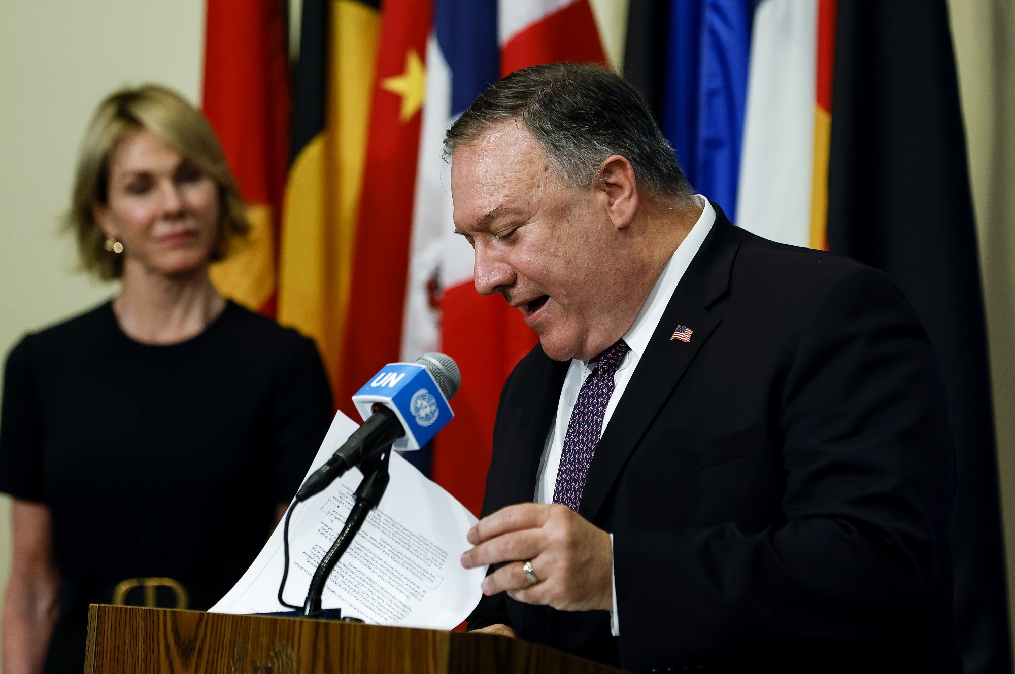 US Secretary of State Mike Pompeo called for restoring 'virtually all UN sanctions on Iran'