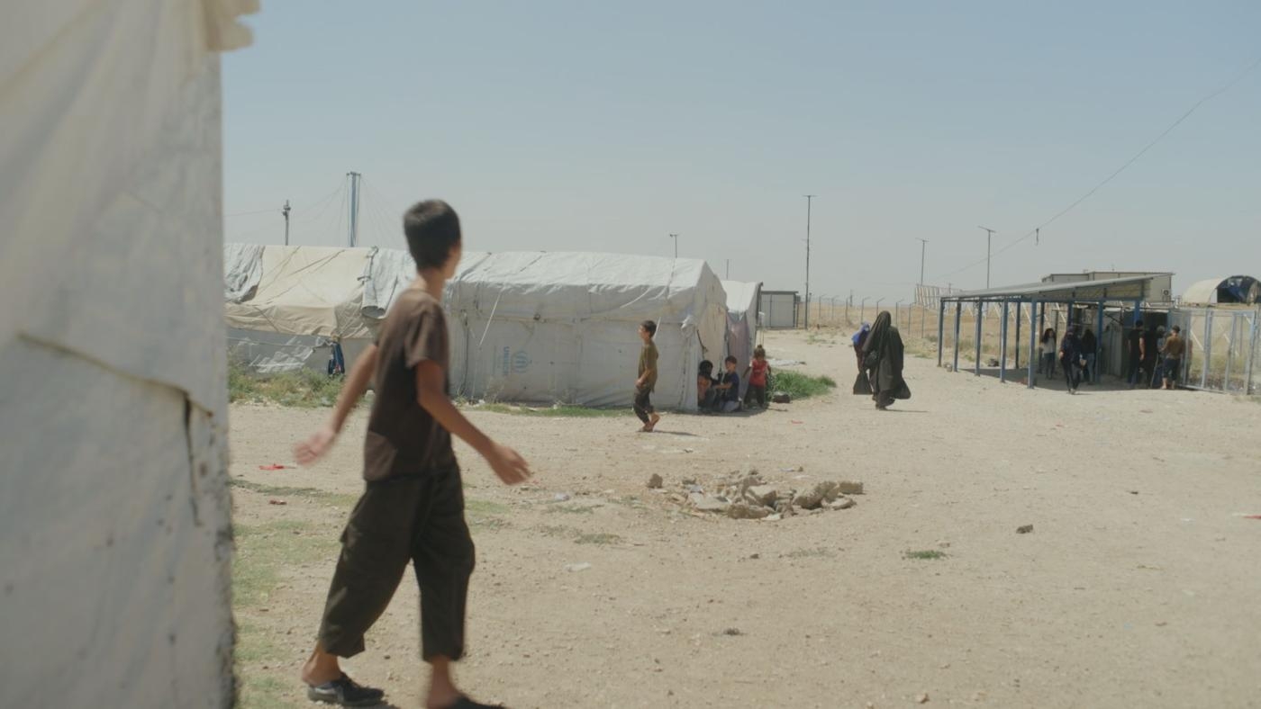 Habitants du camp de Roj, dans le Nord de la Syrie (MEE/Bernard Jallet)