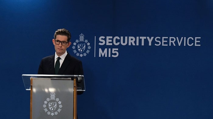 MI5's director Ken McCallum speaks at the Counter Terrorism Operations Centre (CTOC) in London (MI5)