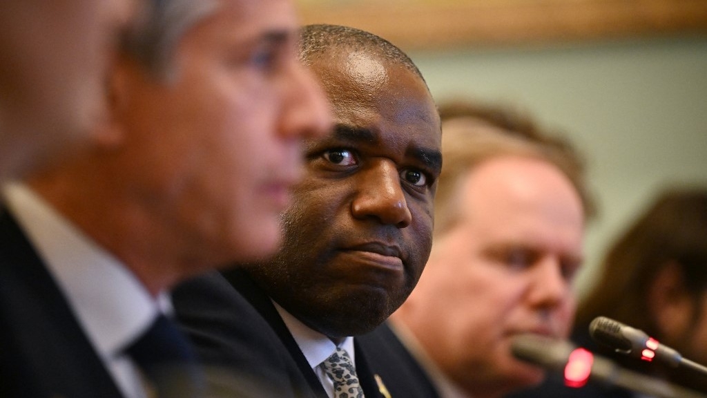 UK Foreign Secretary David Lammy met with US Secretary of State Antony Blinken in Kyiv earlier this month (Leon Neal/AFP)