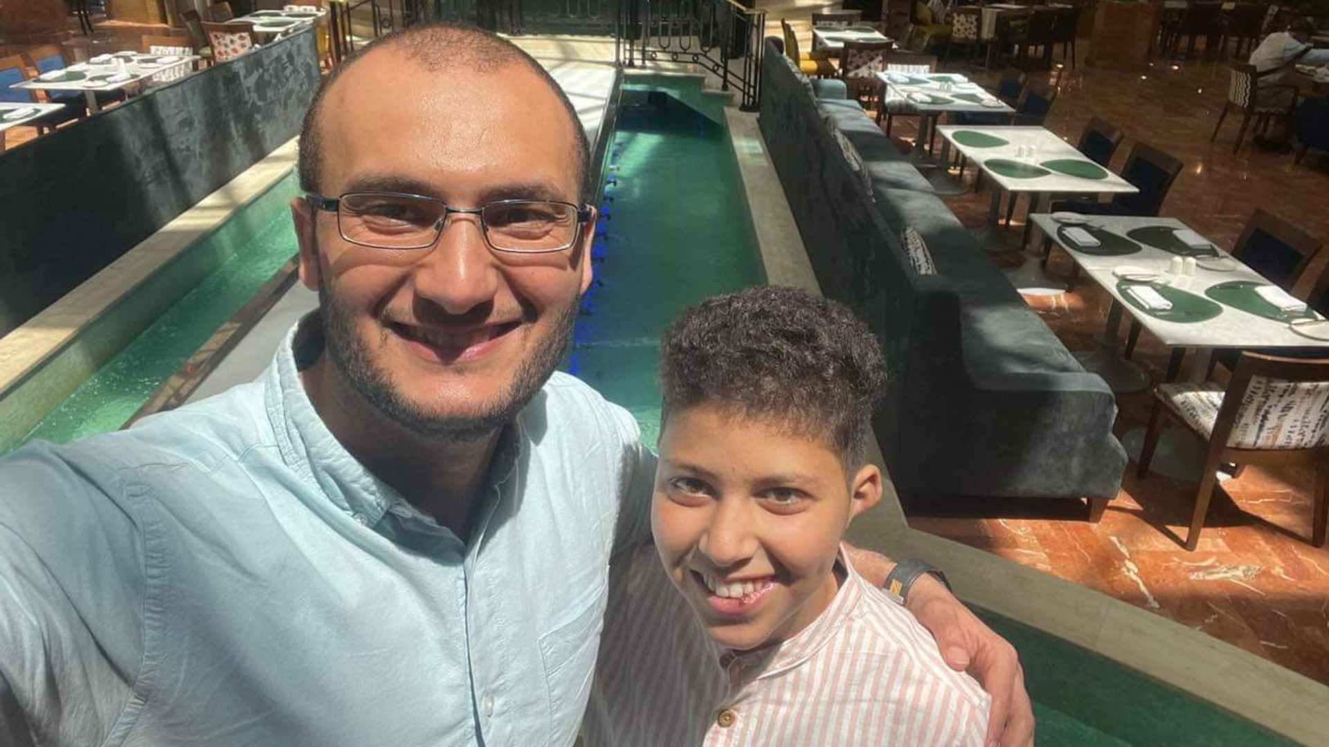 Yousef Alkhatib is battling to bring his nephew, who is being treated for severe injuries in Egypt, to the UK (Yousef Alkhatib)