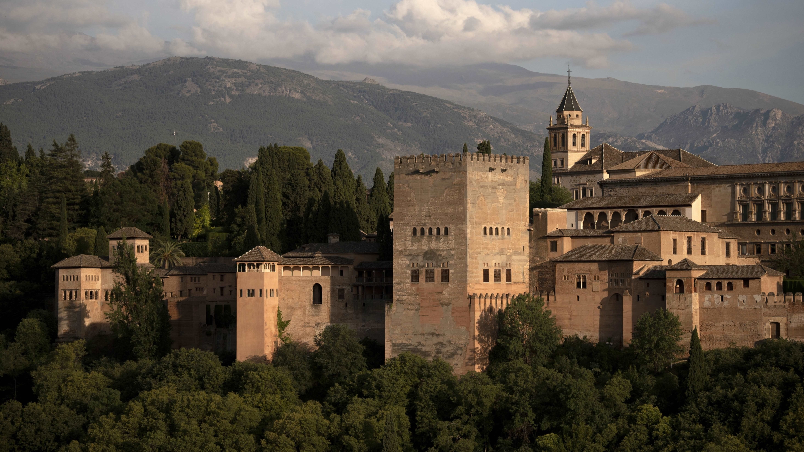 A general view of the Alhambra palace in Granada on 10 June, 2023 (AFP/Jorge Guerrero)