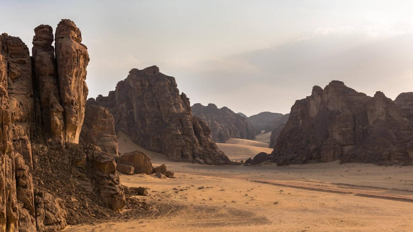 Les déserts autour d’al-Ula au nord-ouest de la région de Médine, en Arabie saoudite (AFP/photo d’archives)