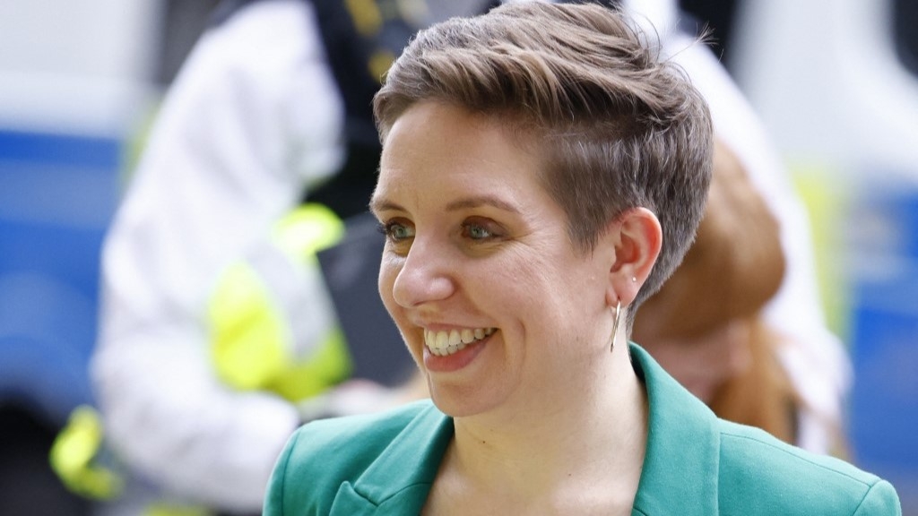 Carla Denyer, MP for Bristol Central and co-leader of the Green Party of England and Wales (AFP)