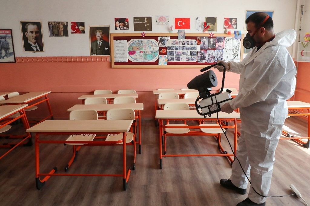 Turkish President Recep Tayyip Erdogan announced a tightening of coronavirus restrictions in late March.