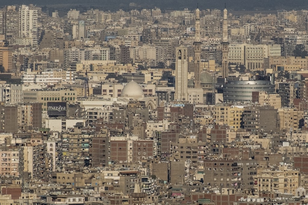 Vue sur la ville du Caire, l’une des plus grande métropole du monde arabe (AFP/Amir Makar) 