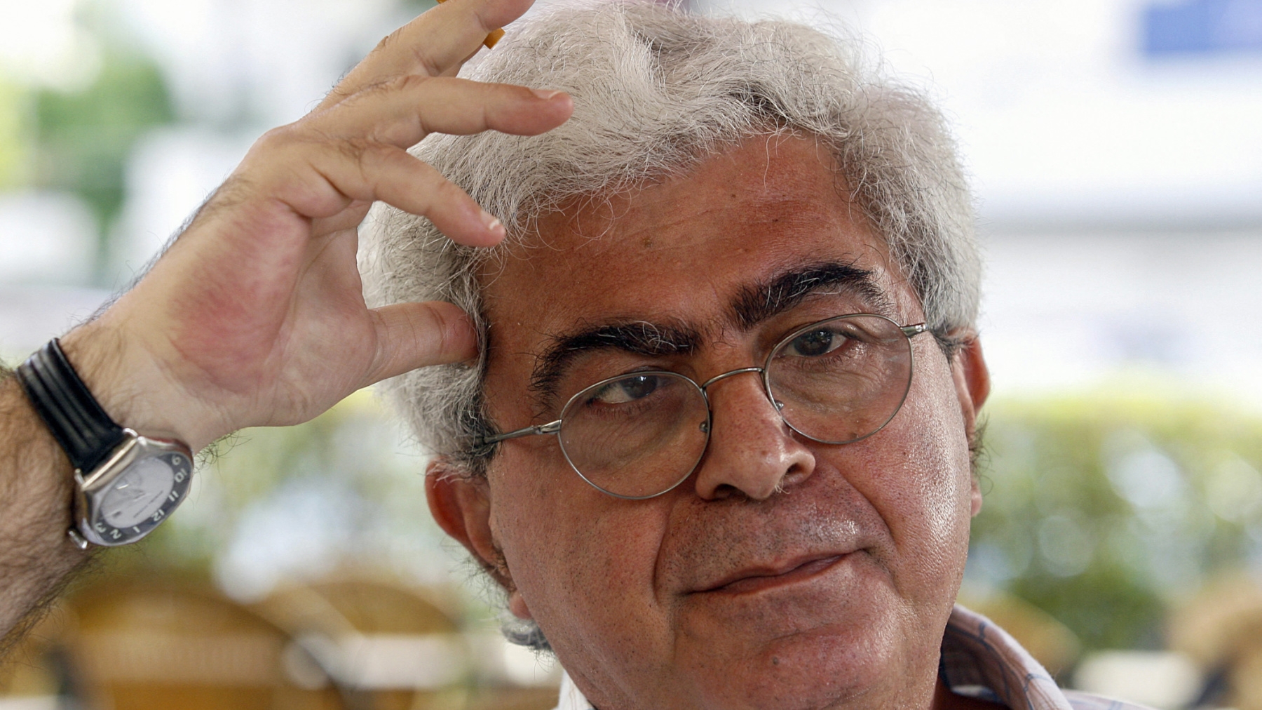 Elias Khoury in 2007 (Marwan Naamani/AFP)