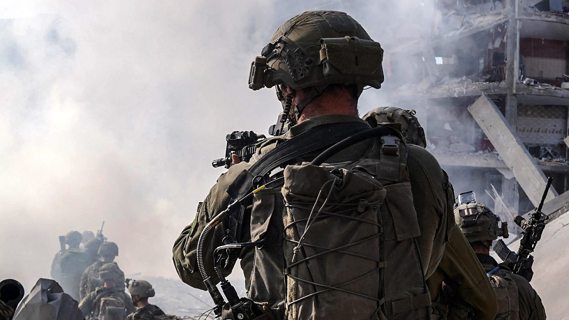 Israeli soldiers in Gaza in August. More than 40,000 Palestinians have been killed since the war began (AFP)