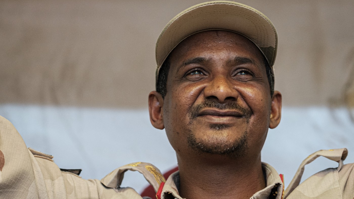 Mohamed Hamdan Daglo, leader of the large and heavily-armed paramilitary Rapid Support Forces (RSF), pictured in June 2019 (AFP)