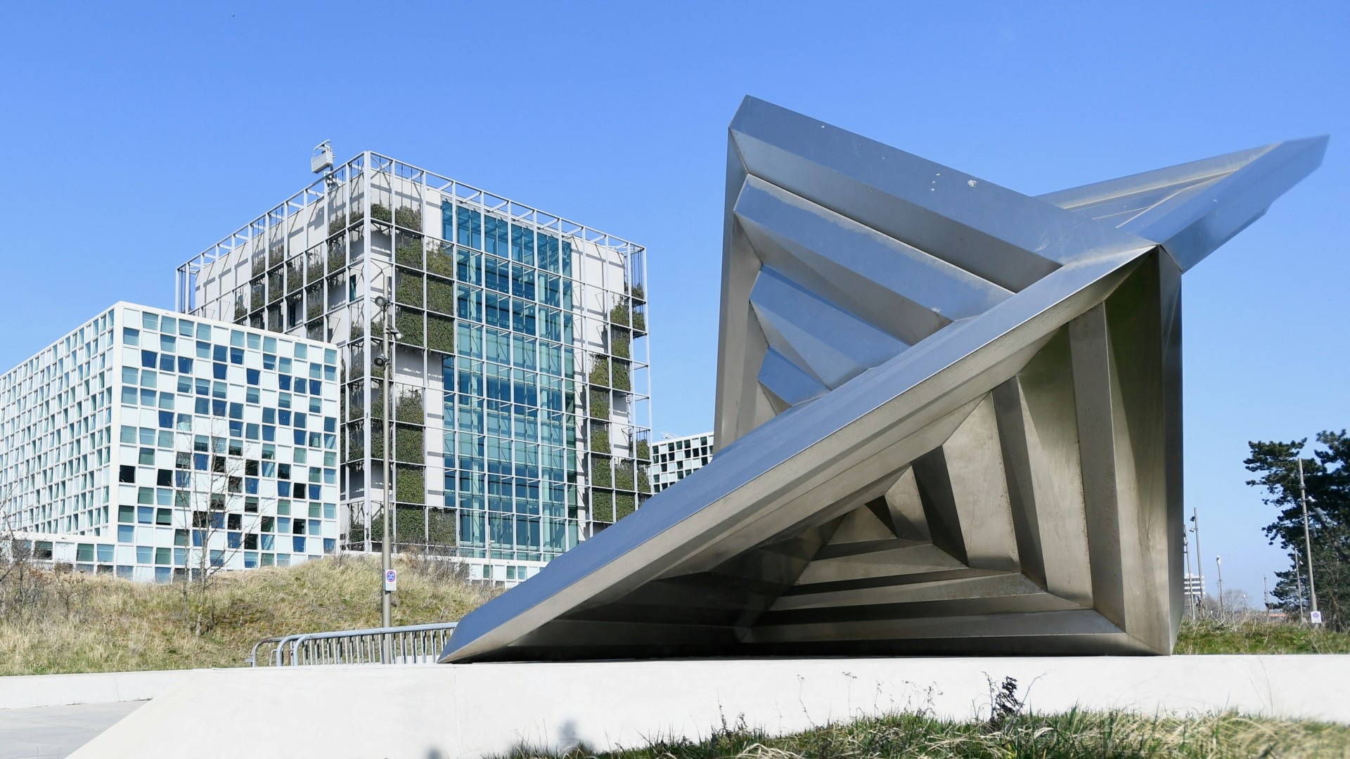 The International Criminal Court in The Hague, Netherlands, in 2021 (Reuters/Piroschka van de Wouw)