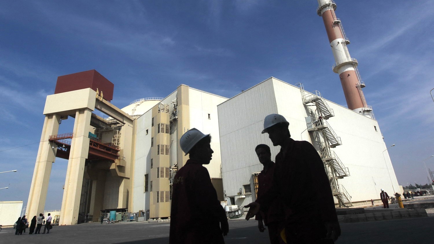 The reactor building at the Russian-built Bushehr nuclear power plant in southern Iran.