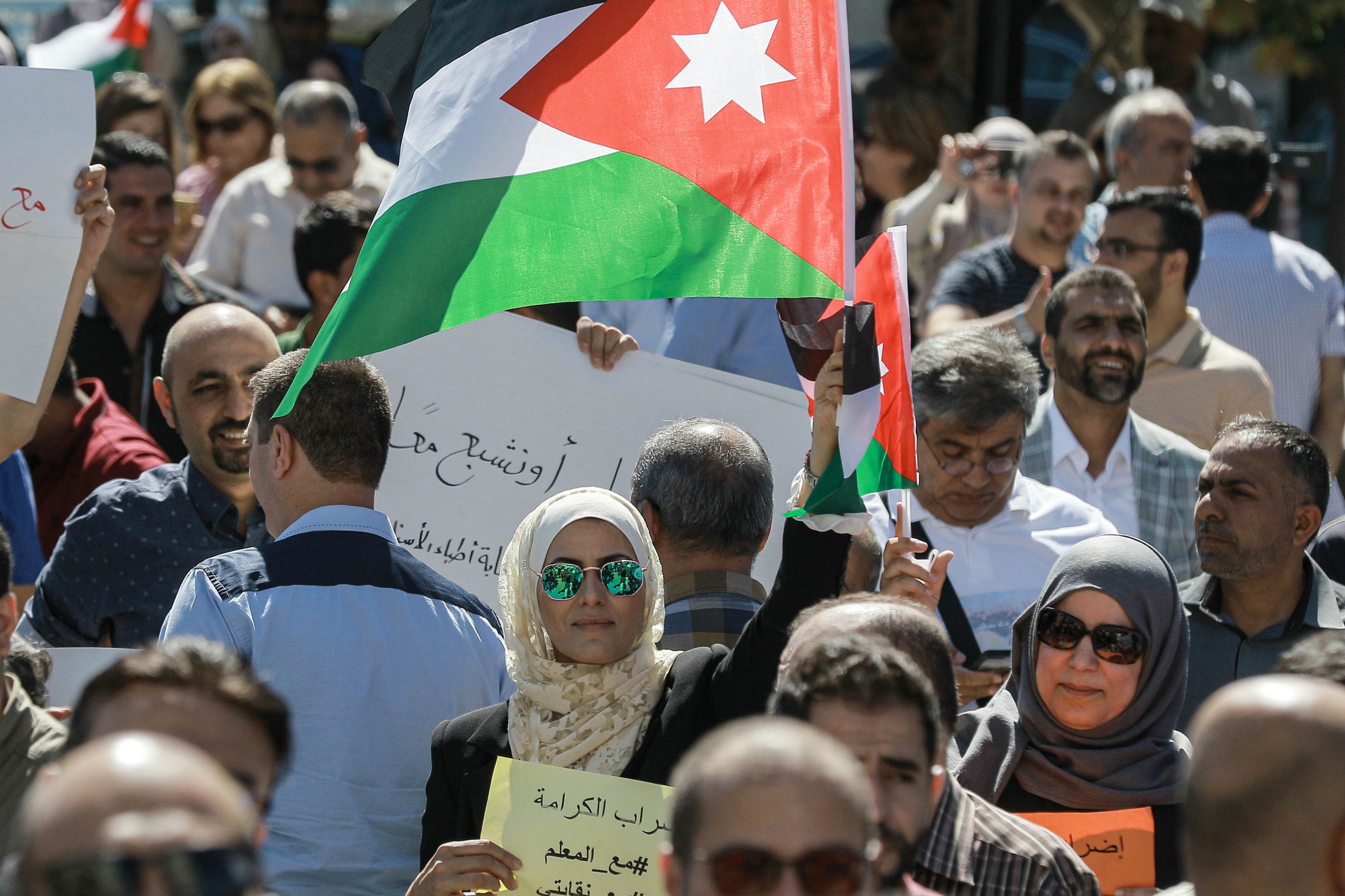The teachers' union went on strike last year, shutting down schools across Jordan for a month
