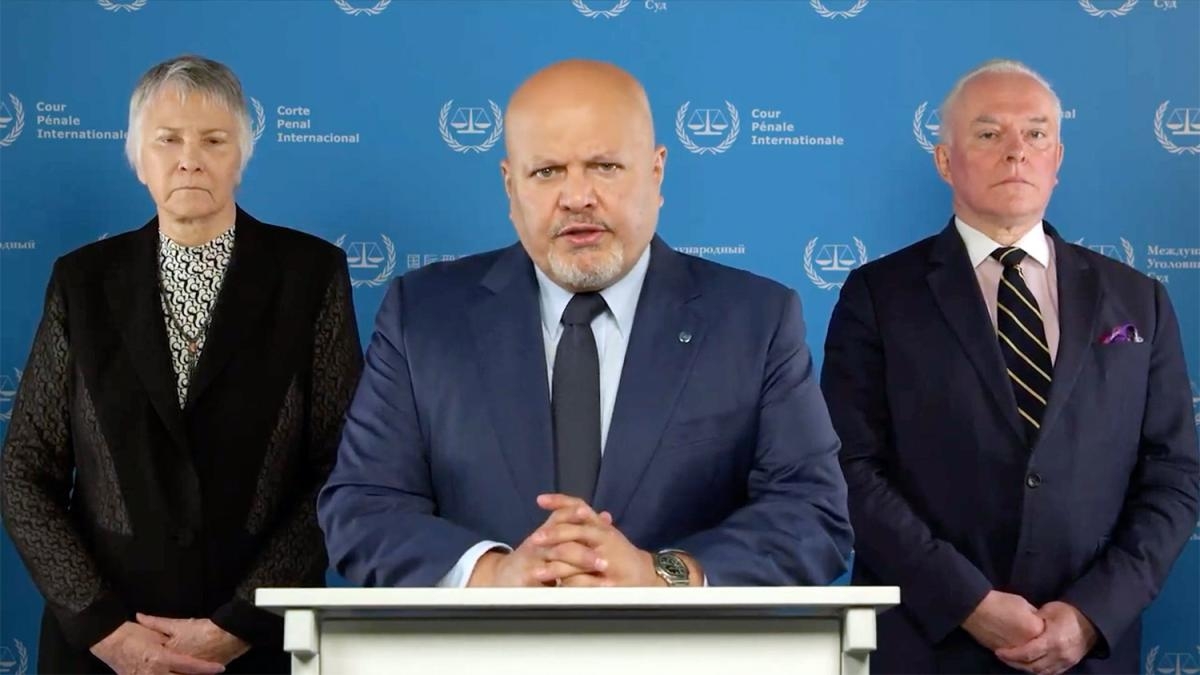 ICC prosecutor Karim Khan announces his request for arrest warrants on 20 May 2024 (ICC)