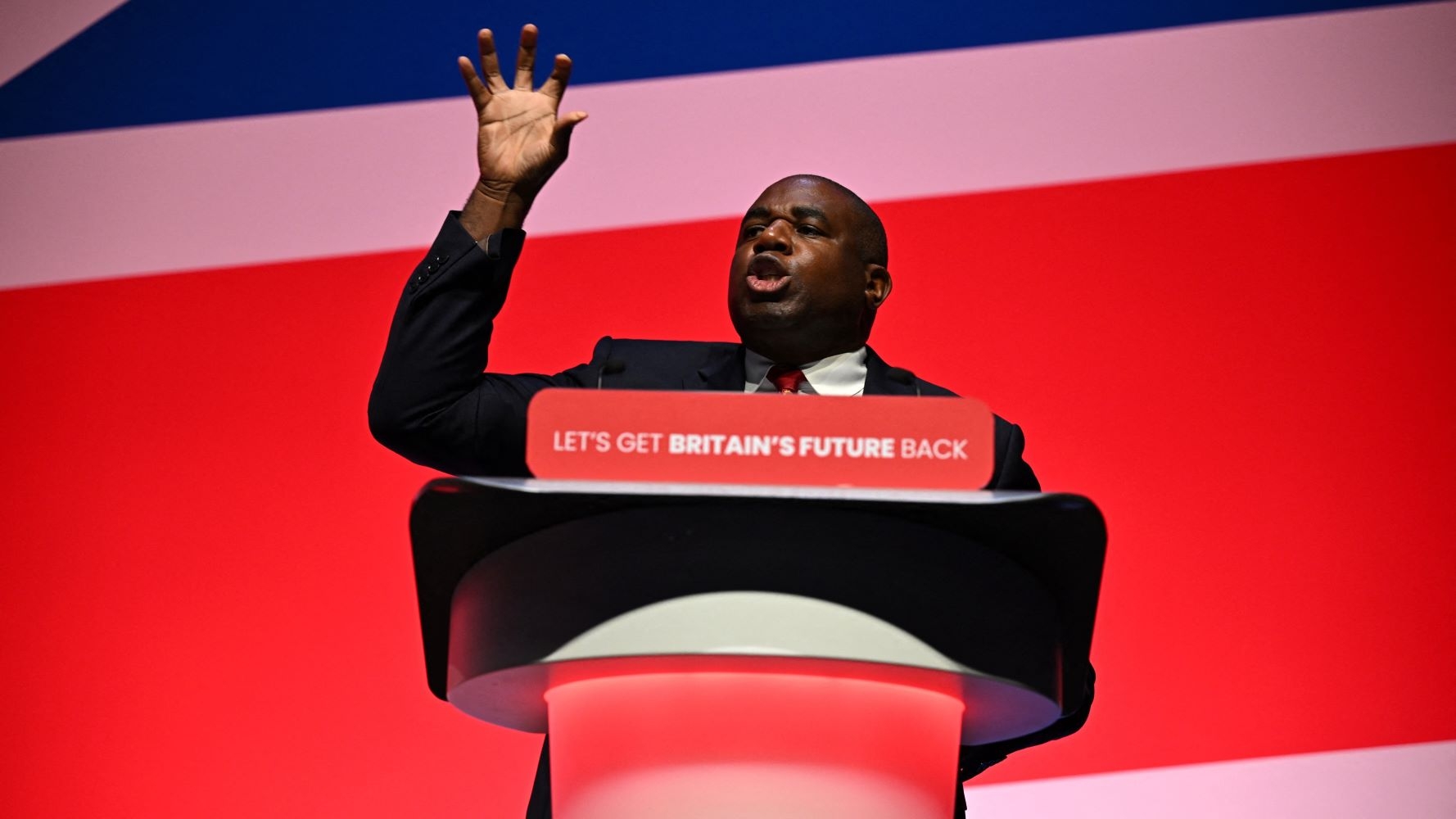 Labour's David Lammy warned the Conservative government against undermining international law (Paul Ellis/AFP)