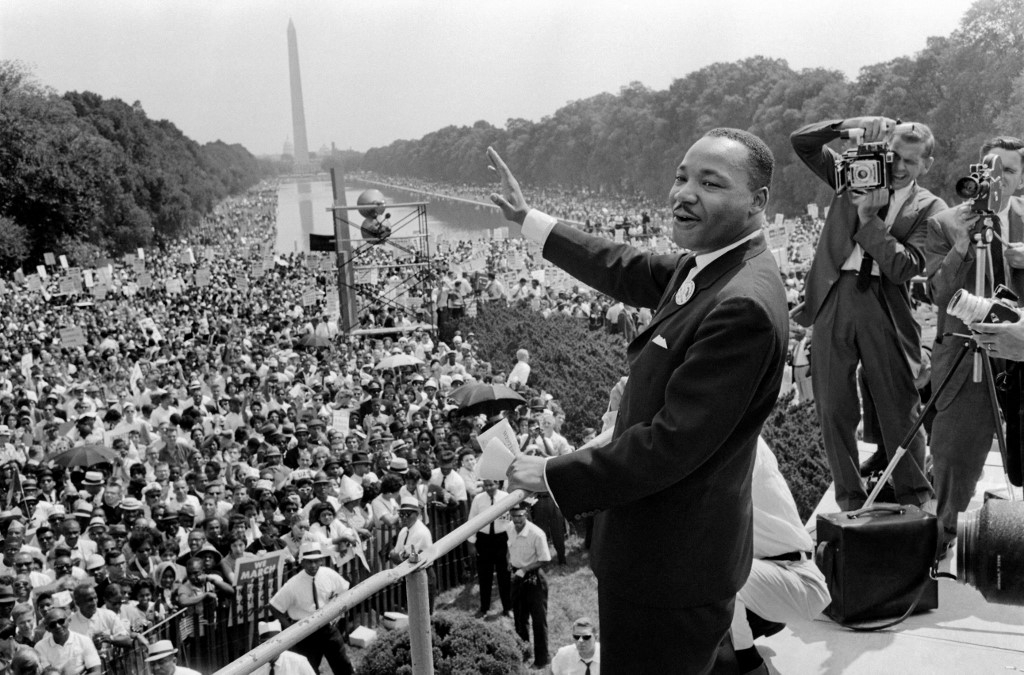 Martin Luther King, le 28 août 1963 à Washington, appelle à la fin du racisme aux États-Unis dans son célèbre discours « I have a dream » (AFP)