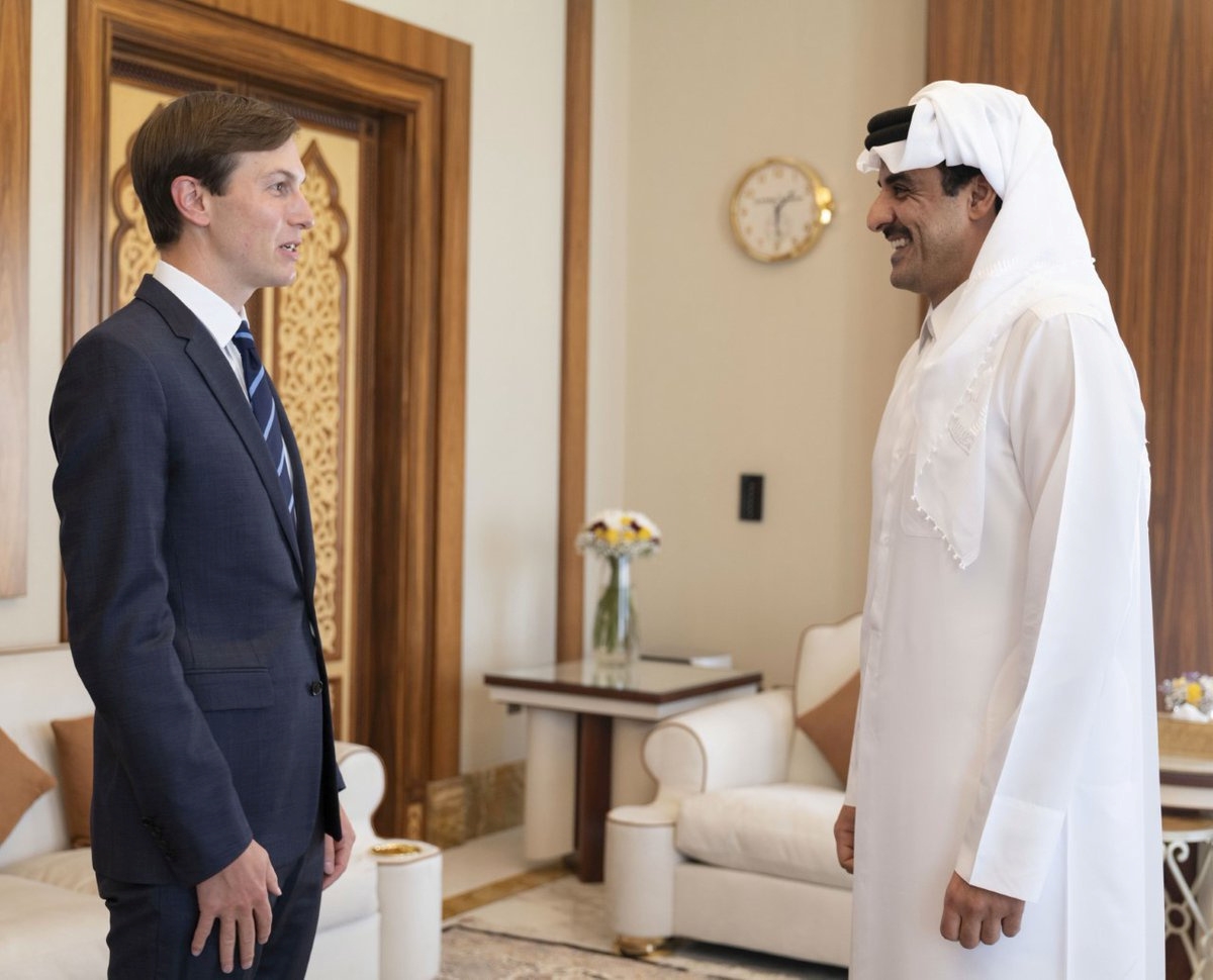 Jared Kushner met with Qatar's Sheikh Tamim bin Hamad al-Thani