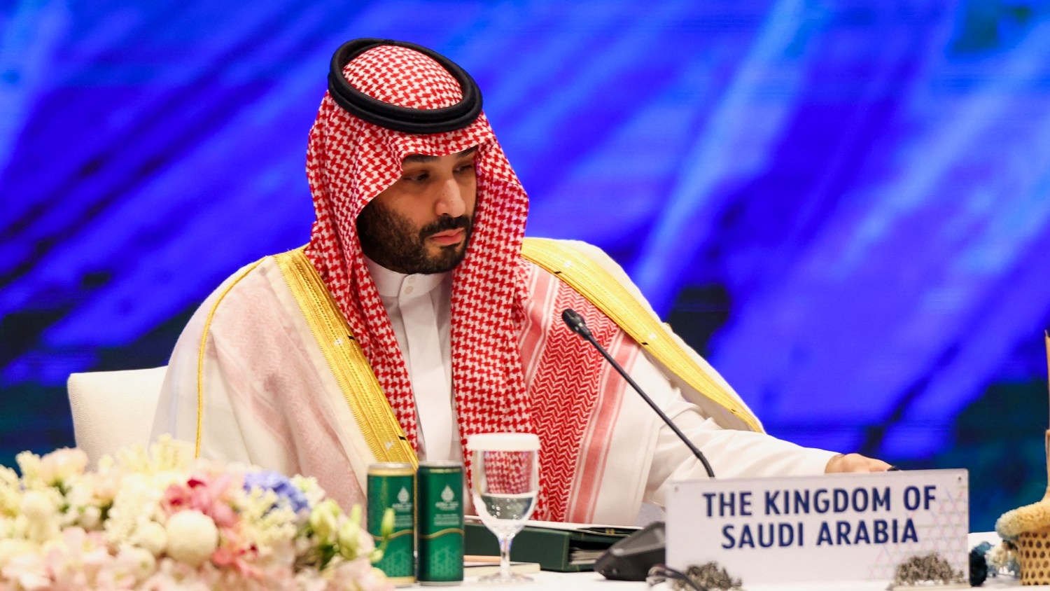 Saudi Crown Prince Mohammed bin Salman at the Asia-Pacific Economic Cooperation (APEC) summit in Bangkok on 18 November 2022.