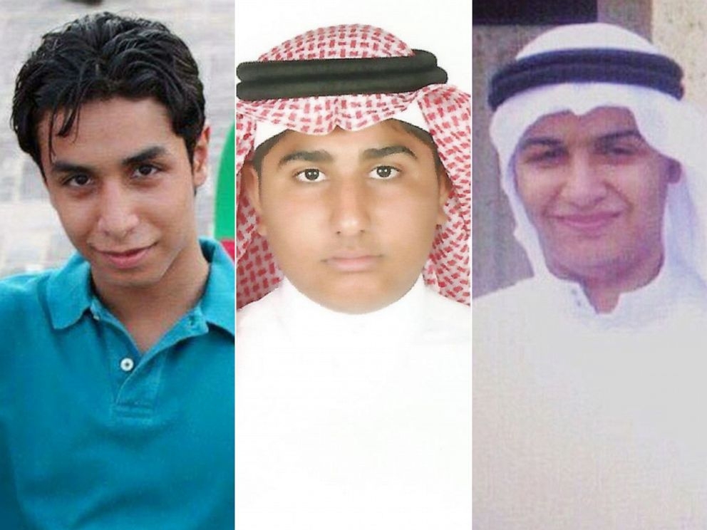 These three Saudi minors were sentenced to death