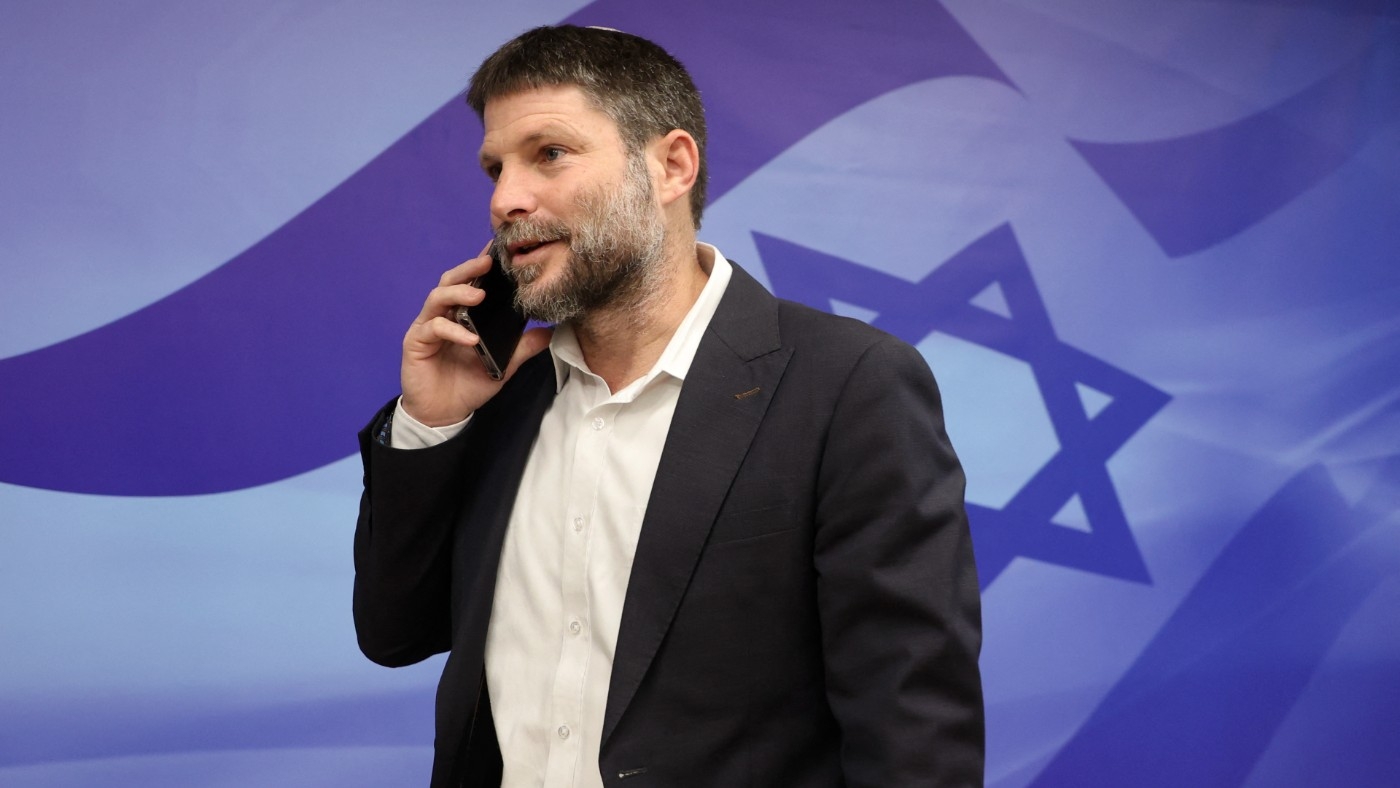 Far-right Israeli lawmaker Bezalel Smotrich, pictured here in March 2023, has said there are no such people as Palestinians (AFP)