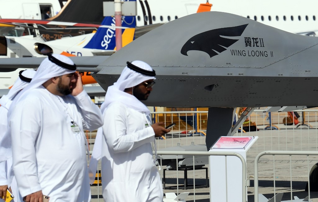 The UAE had purchased 15 Wing Loong drones and 350 Blue Arrow 7 missiles in 2017.