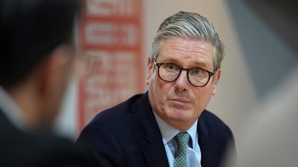 British Prime Minister Keir Starmer speaks in Solihull on 8 August 2024 (Joe Giddens/AFP)