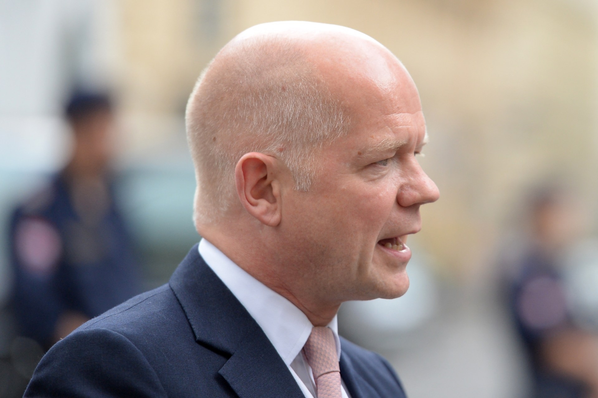 William Hague is the most senior Conservative figure to speak out against moving the embassy (AFP)