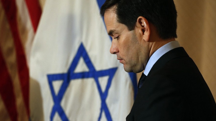 Marco Rubio, who is now the nominee for US secretary of state in the second Trump administration, speaks to the media in Florida in March 2016 (Rhona Wise/AFP)