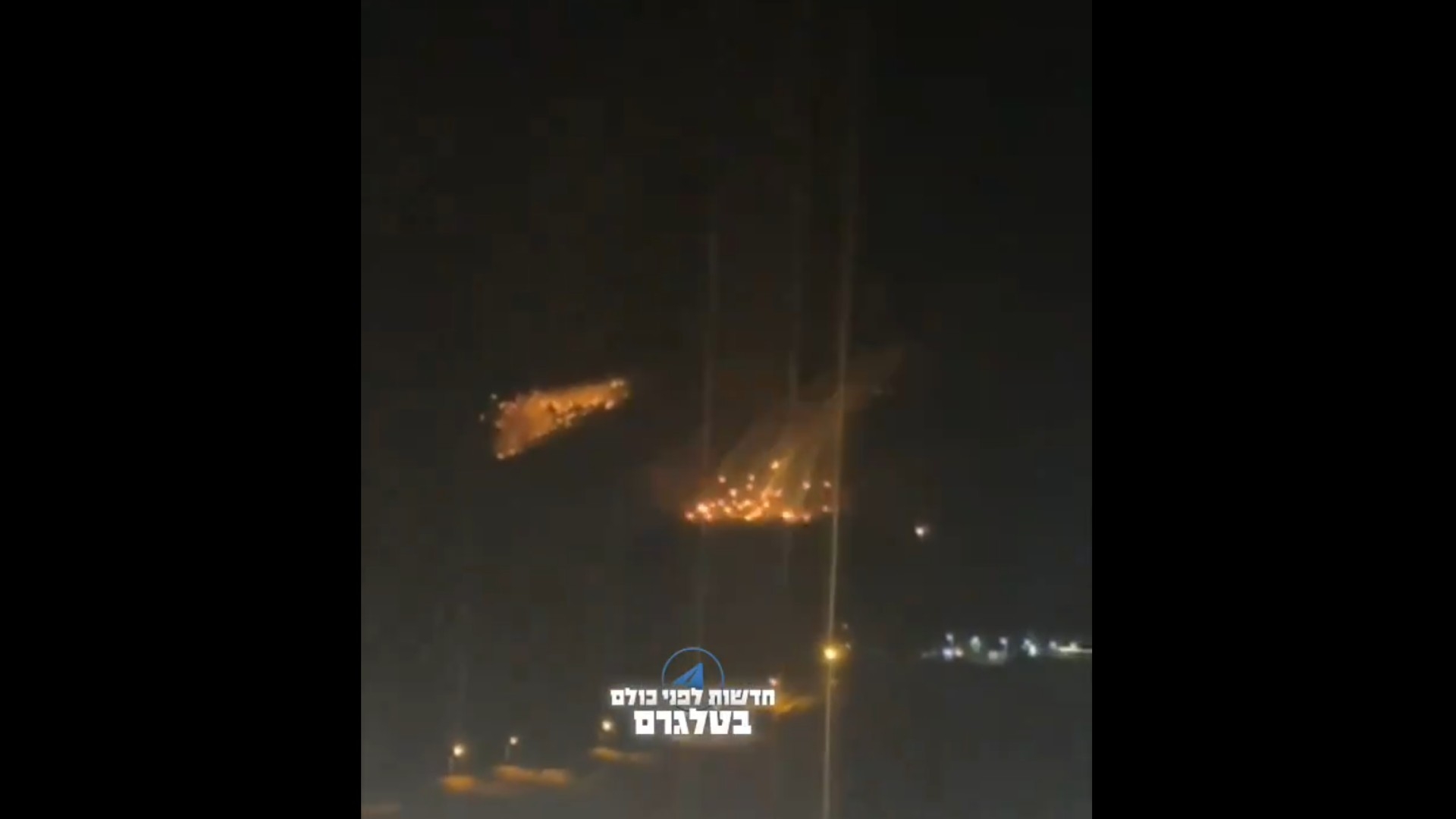 Video footage of heavy artillery fire and apparent use of white phosphorous on the Israeli-Lebanese border (Screengrab/X)