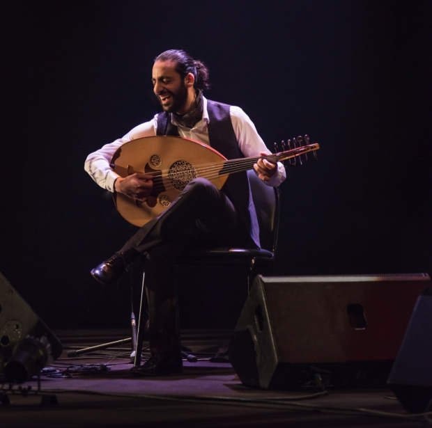 Oud maestro Adnan Jordan, member of the award-winning trio Le Trio Joubra, will be performing a re-working of his Borders Behind project in a new quartet format (Courtesy of Shubbak festival)