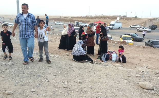 Refugees arrive in Iraqi Kurdistan (MEE / Mohammed Salih)
