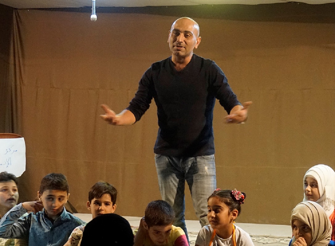 Theatre director Salman Ibrahim believes that 'children are the seed of the future' (Courtesy of Salman Ibrahim)