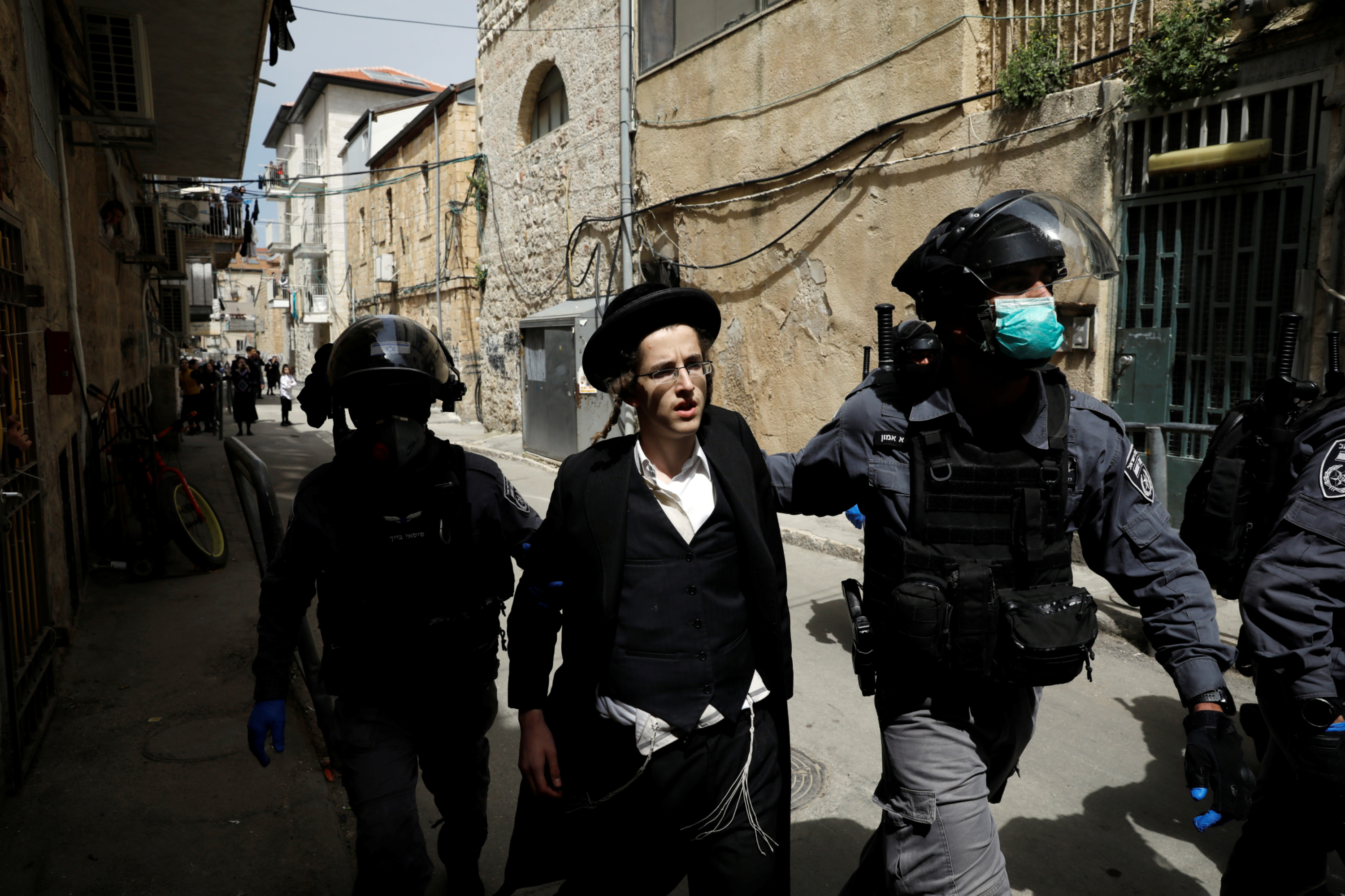 Israeli police detain an ultra-Orthodox Jewish man