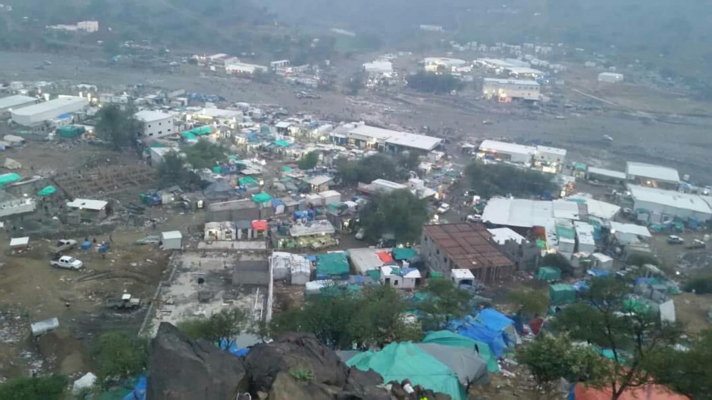 A view of al-Thabet on the Yemen-Saudi border where much of the qat smuggling into the Saudi kingdom takes place